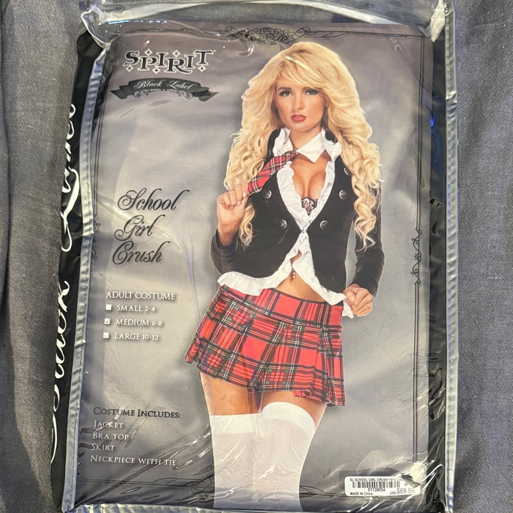 Spirit Plaid School Costume